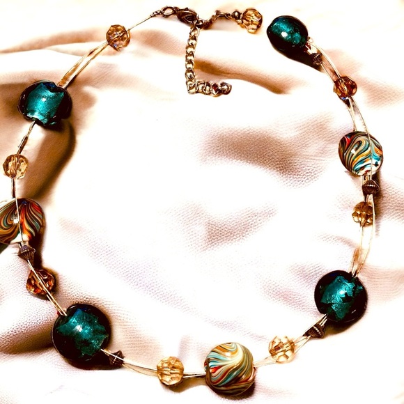 Cute Green Stone Necklace - Picture 1 of 2